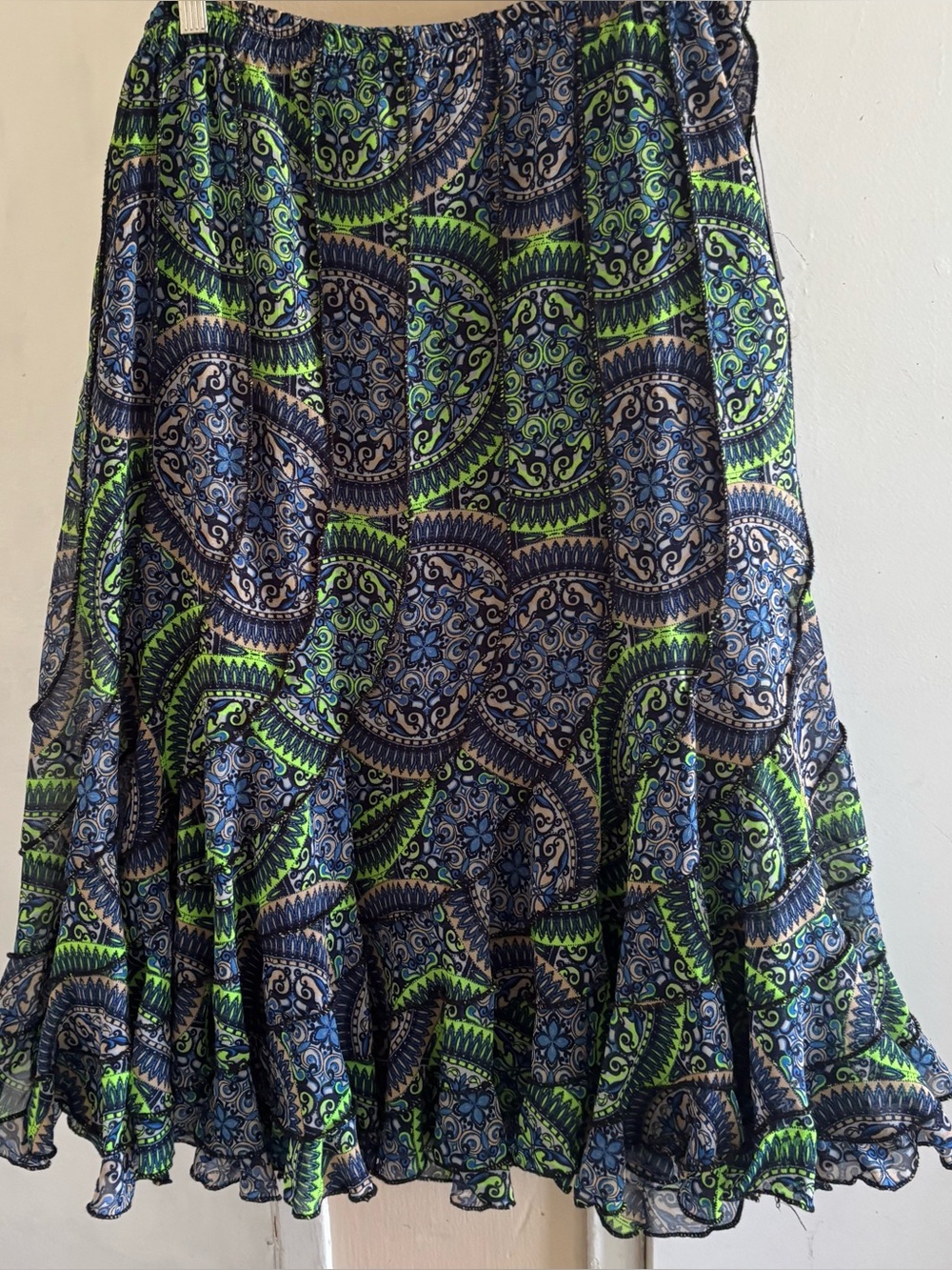 New!  Mix Nouveau bohemian-style midi skirt size XL